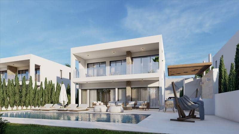 New complex of villas with swimming pools at 500 meters from the sea, Paphos, Cyprus — photo 16