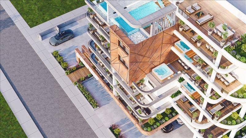 Новая закрытая резиденция в 200 метрах от пляжа, Ларнака, Кипр — фото 12