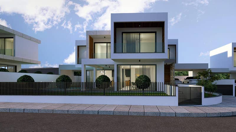 New complex of villas with swimming pools and a panoramic view, Agios Athanasios, Cyprus — photo 3