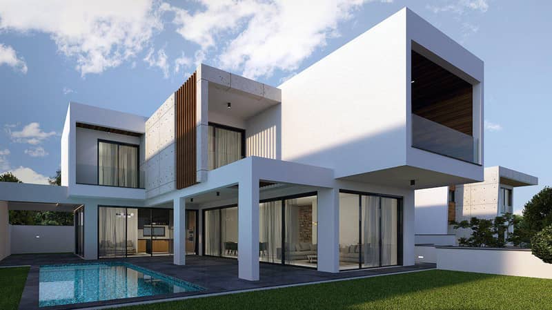 New complex of villas with swimming pools and a panoramic view, Agios Athanasios, Cyprus — photo 2
