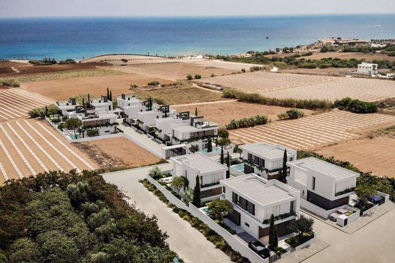 Villas with swimming pools and roof terraces, just 350 metres from the beach, Protaras, Cyprus — photo 6