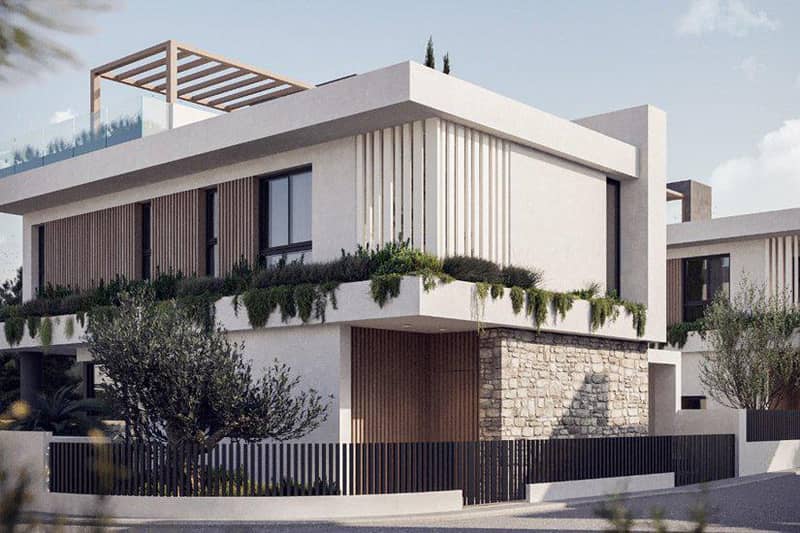 Villas with swimming pools and roof terraces, just 350 metres from the beach, Protaras, Cyprus — photo 2