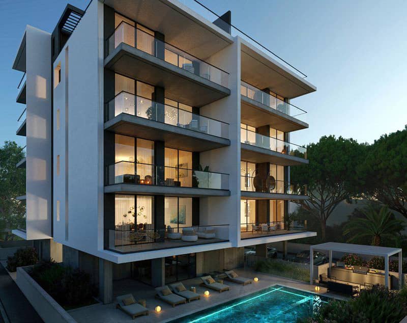 Modern residence with a swimming pool and gardens at 700 meters from the beach, Limassol, Cyprus — photo 2