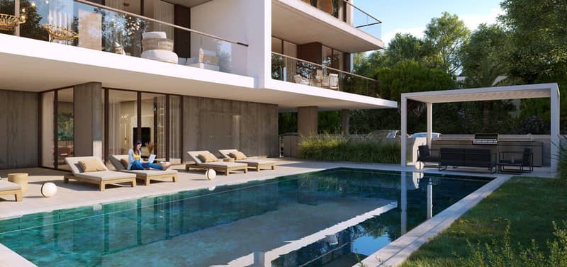 Modern residence with a swimming pool and gardens at 700 meters from the beach, Limassol, Cyprus — photo 5