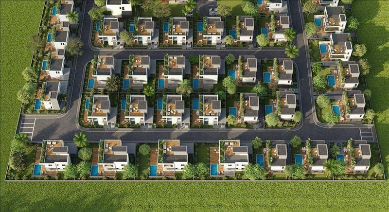 Exclusive gated complex of villas with swimming pools, 700 meters from the beach, Geroskipou, Cyprus — photo 16