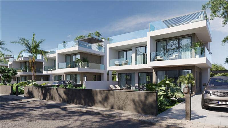 Exclusive gated complex of villas with swimming pools, 700 meters from the beach, Geroskipou, Cyprus — photo 12