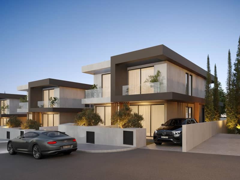 New complex of villas with swimming pools and panoramic views at 500 meters from the beach, Chloraka, Cyprus — photo 2