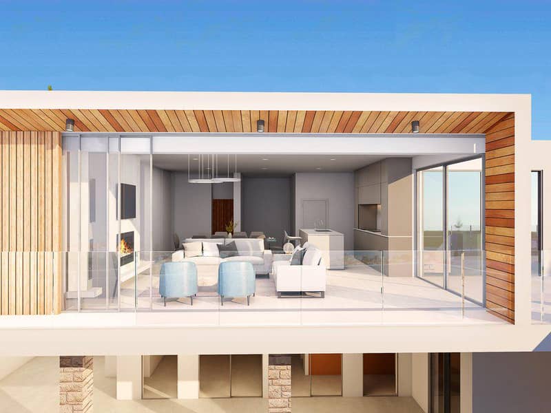 4 new villas in residential complex in Chloraka — photo 9