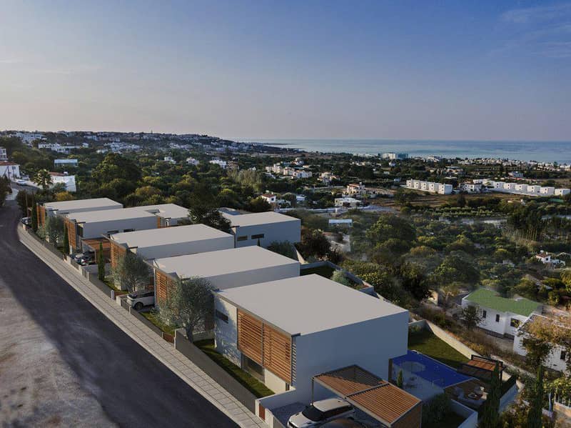 4 new villas in residential complex in Chloraka — photo 11