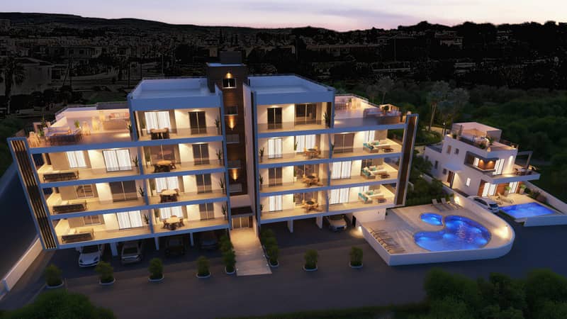 1 new flats in residential complex in Kato Paphos — photo 7