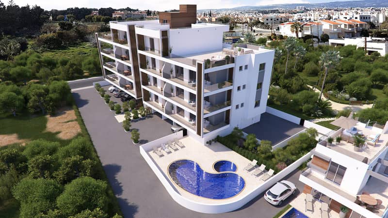 1 new flats in residential complex in Kato Paphos — photo 2