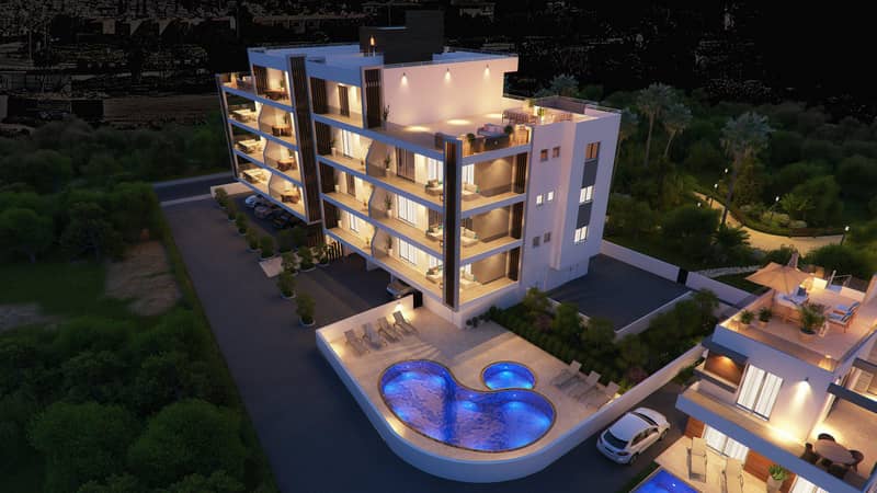 1 new flats in residential complex in Kato Paphos — photo 8