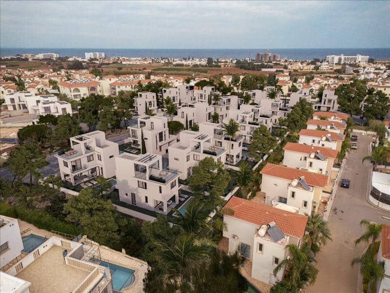 Новый комплекс вилл с бассейнами недалеко от пляжа, Пернера, Кипр — фото 13