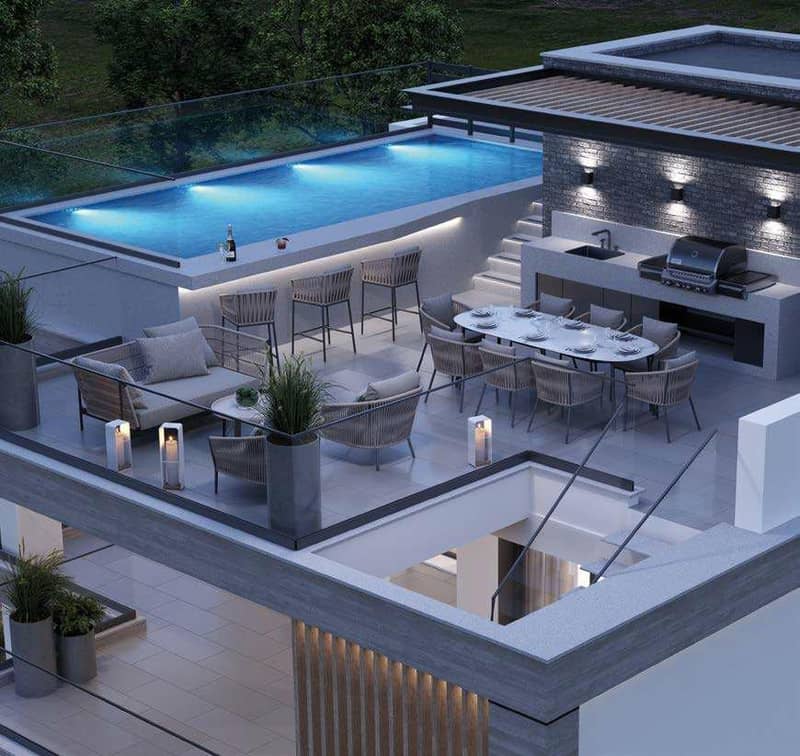 New residence with a green area and a panoramic view, Germasogeia, Cyprus — photo 7