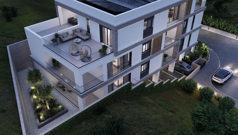 New residence with a green area and a panoramic view, Germasogeia, Cyprus — photo 10
