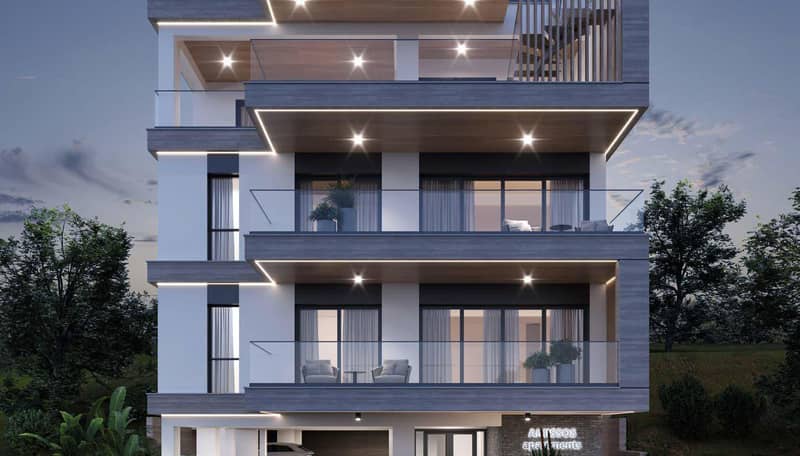 New residence with a green area and a panoramic view, Germasogeia, Cyprus — photo 2