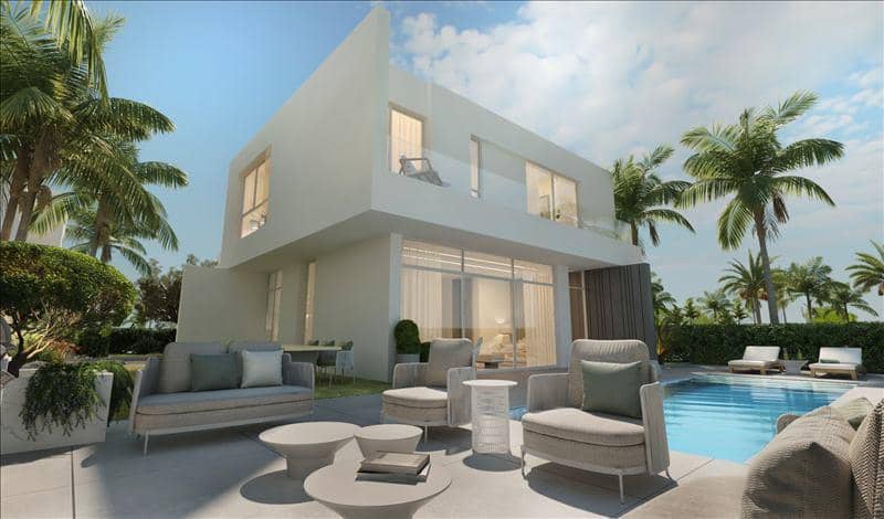 Complex of villas with swimming pools at 700 meters from the beach, Pernera, Cyprus — photo 2