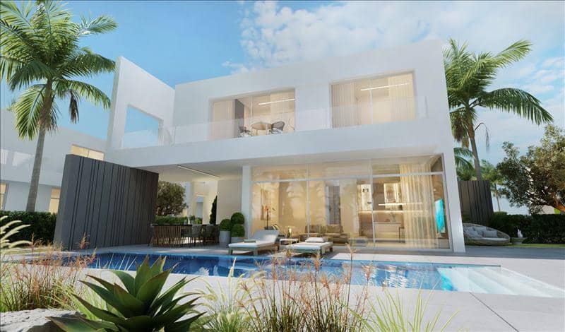 Complex of villas with swimming pools at 700 meters from the beach, Pernera, Cyprus — photo 2