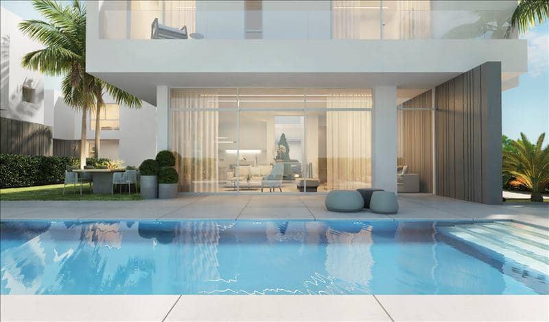 Complex of villas with swimming pools at 700 meters from the beach, Pernera, Cyprus — photo 11