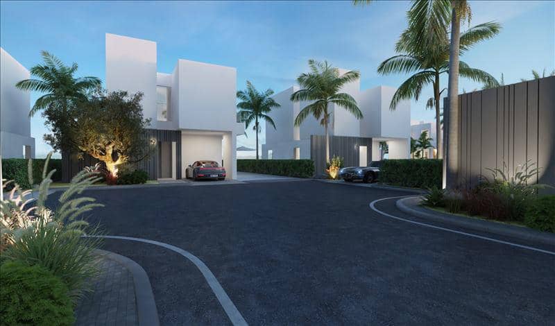 Complex of villas with swimming pools at 700 meters from the beach, Pernera, Cyprus — photo 25