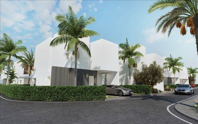 Complex of villas with swimming pools at 700 meters from the beach, Pernera, Cyprus — photo 24