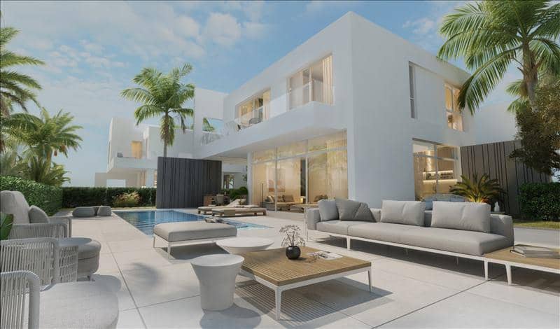 Complex of villas with swimming pools at 700 meters from the beach, Pernera, Cyprus — photo 14