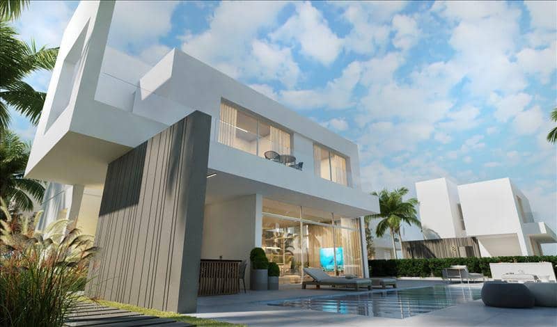 Complex of villas with swimming pools at 700 meters from the beach, Pernera, Cyprus — photo 15