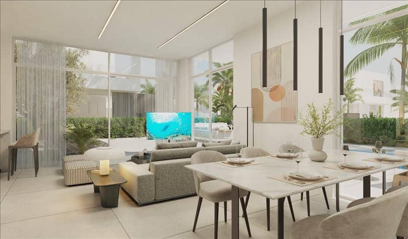 Complex of villas with swimming pools at 700 meters from the beach, Pernera, Cyprus — photo 4