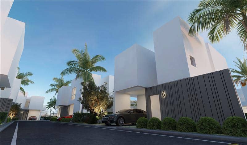 Complex of villas with swimming pools at 700 meters from the beach, Pernera, Cyprus — photo 22