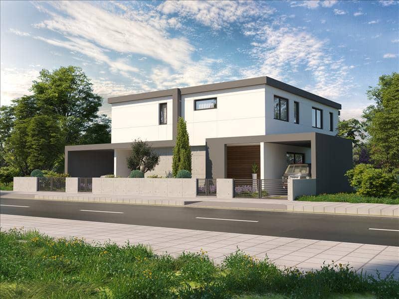 Новый комплекс вилл в центре Лакатамии, Кипр — фото 10