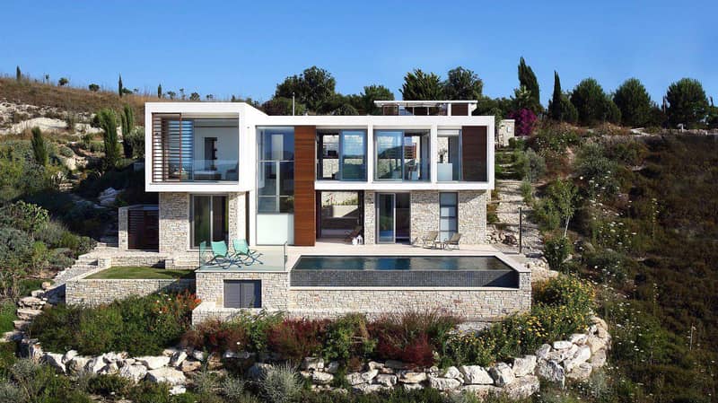 New complex of villas with panoramic views in a large residence with a golf course, a spa center and an equestrian club, Paphos, Cyprus — photo 9