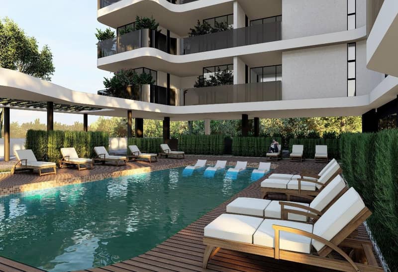 Modern gated residence with a swimming pool at 650 meters from the beach, Germasoyia, Cyprus — photo 3