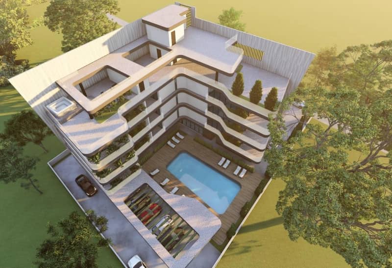 Modern gated residence with a swimming pool at 650 meters from the beach, Germasoyia, Cyprus — photo 7