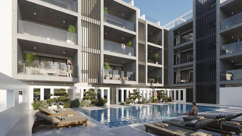 New low-rise residence with a swimming pool and a lounge area, Larnaca, Cyprus — photo 2