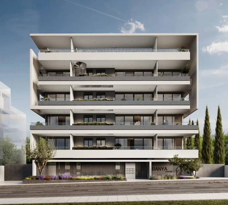 Modern residential complex with a parking in Limassol, Cyprus — photo 2