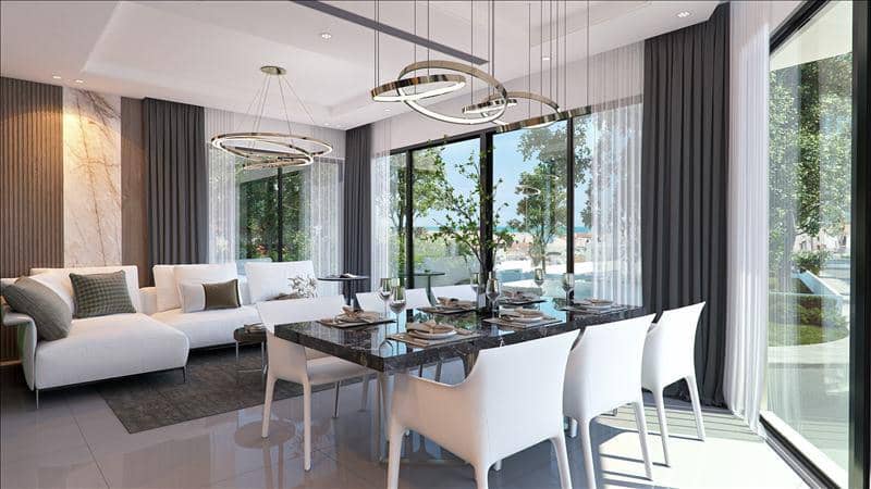 Complex of townhouses with roof-top terraces at 50 meters from the beach, Larnaca, Cyprus — photo 4