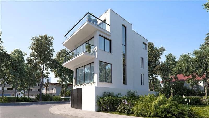 Complex of townhouses with roof-top terraces at 50 meters from the beach, Larnaca, Cyprus — photo 12