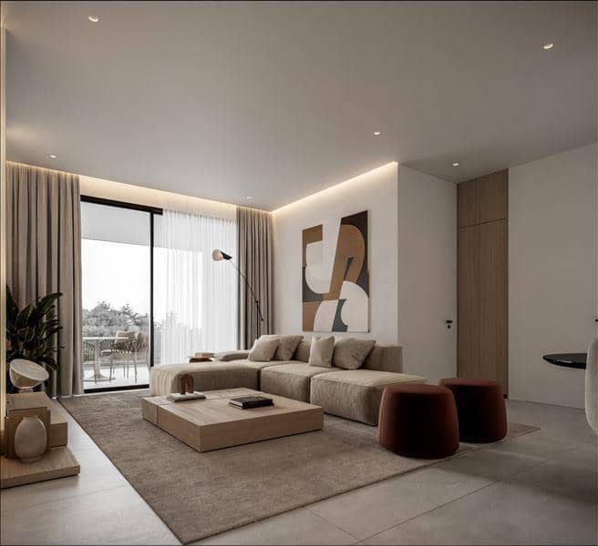 Новая резиденция с бассейном и тренажерным залом недалеко от пляжа, Арадипу, Кипр — фото 2
