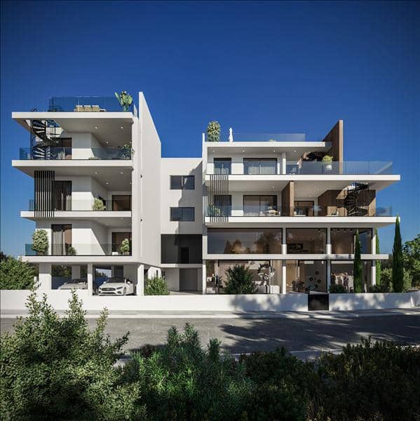 New residence with a swimming pool and a gym close to the beach, Aradippou, Cyprus — photo 2