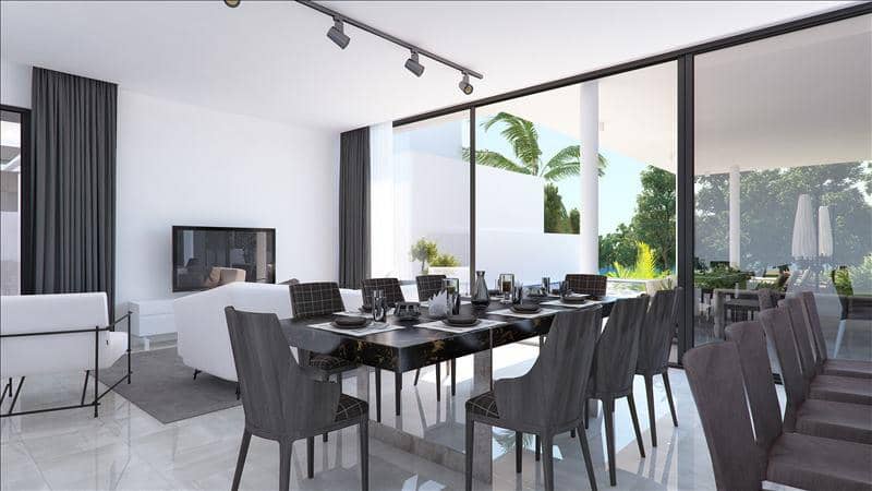 Новый комплекс вилл с садами на крыше в 500 метрах от пляжа, Пернера, Кипр — фото 4