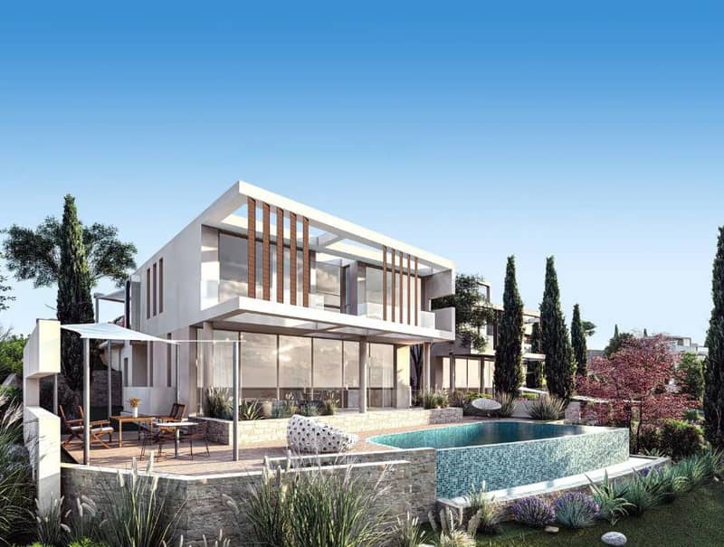 Beachfront complex of villas with a swimming pool and a spa, Peyia, Cyprus — photo 2