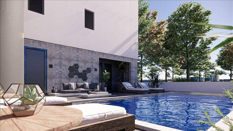New residence with a swimming pool at 500 meters from the sea, Paphos, Cyprus — photo 12