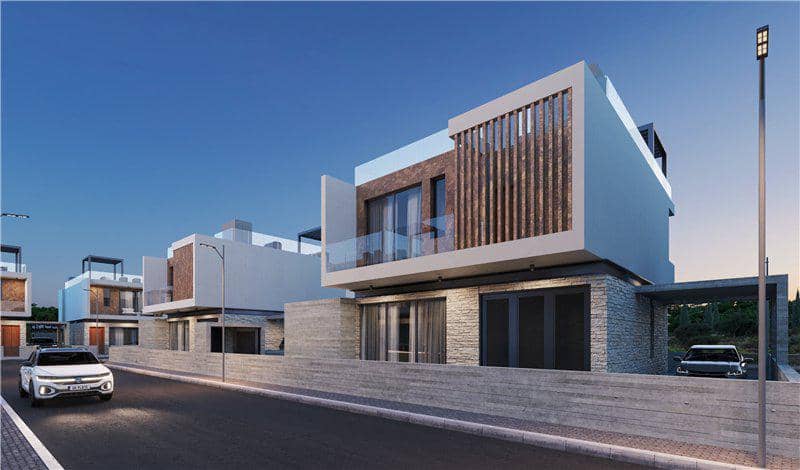 New complex of villas with swimming pools and garden close to the sea, Geroskipou, Cyprus — photo 14