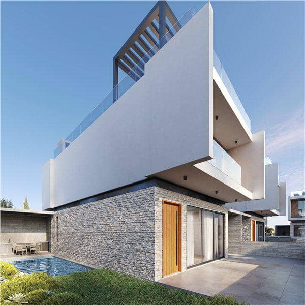 New complex of villas with swimming pools and garden close to the sea, Geroskipou, Cyprus — photo 11