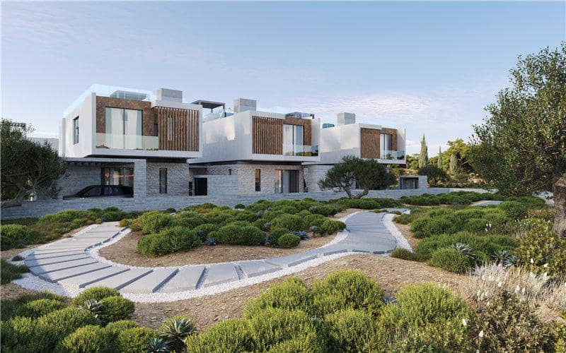 New complex of villas with swimming pools and garden close to the sea, Geroskipou, Cyprus — photo 15