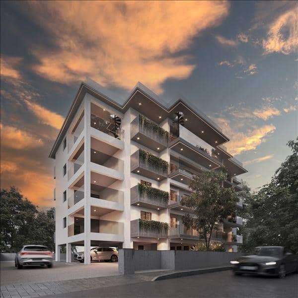 New complex with a green area and picturesque views 5 minutes away from beaches, in the center of Larnaca, Cyprus — photo 9