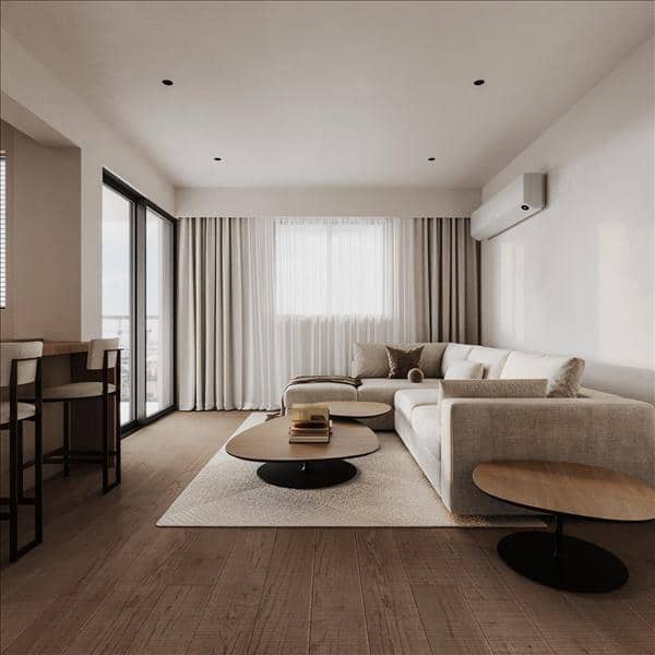 New complex with a green area and picturesque views 5 minutes away from beaches, in the center of Larnaca, Cyprus — photo 4