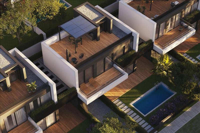 New complex of villas with swimming pools, panoramic views and a club house, Germasogeyia, Cyprus — photo 3
