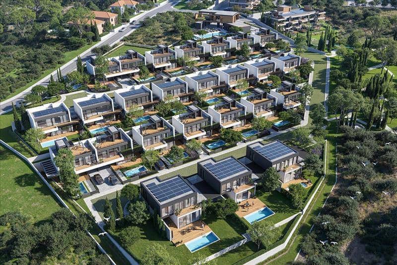 New complex of villas with swimming pools, panoramic views and a club house, Germasogeyia, Cyprus — photo 10