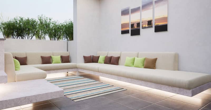 Low-rise residence with a roof-top garden and a lounge area close to the sea, Germasogeia, Cyprus — photo 9